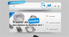 Desktop Screenshot of metaux-compare.fr